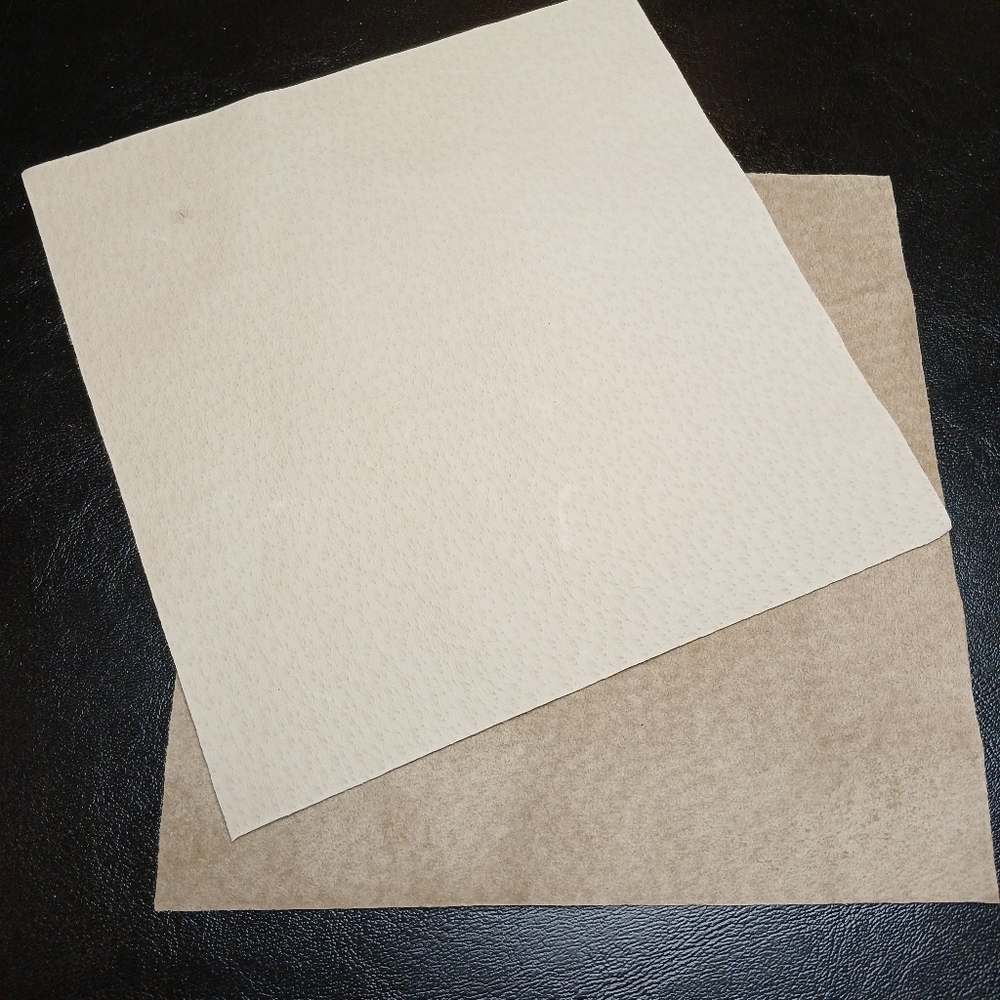 Set of Two Polishing Leather Sheets 6x6 Inches